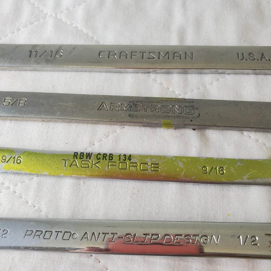 12 Pcs 12 Point SAE Combination Wrench Set - Lot 412