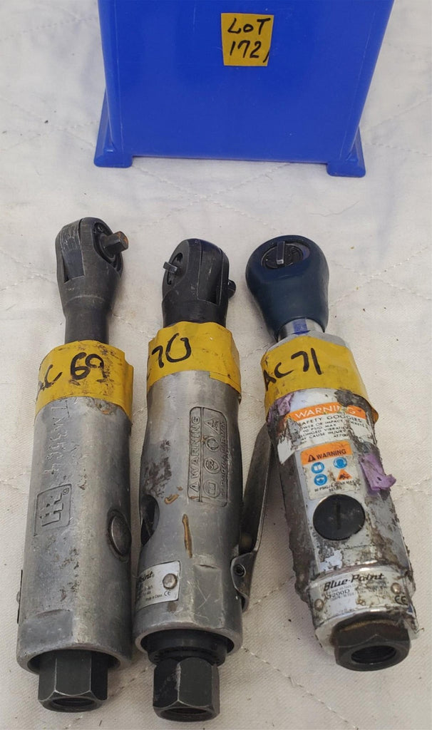 Blue Point Ingersoll Rand Heavy Duty Pneumatic Air Ratchet Wrench LOT-172