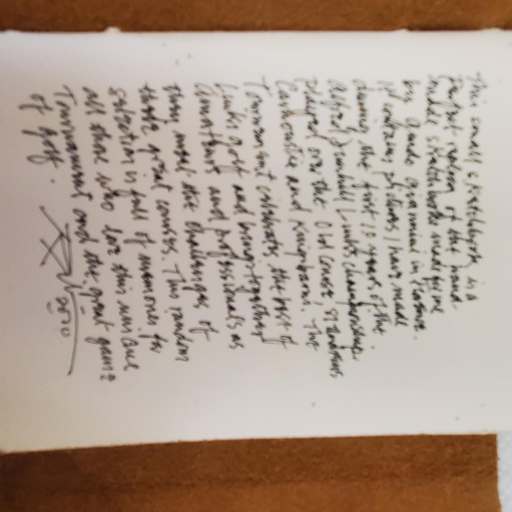 Limited edition 73 of 200 Replica of Howard Rileys Mini Sketchbook