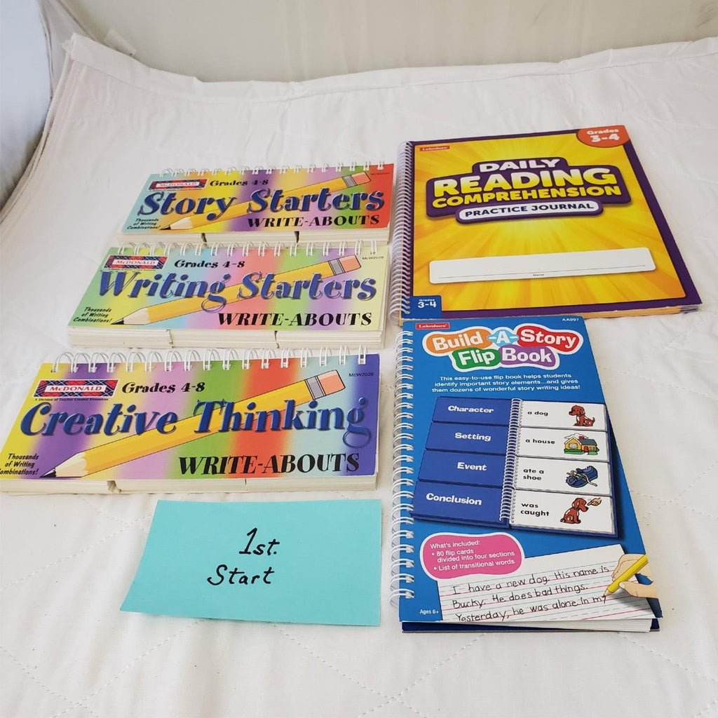 Lot of Reading Comprehension Daily Practice Journal & Various Flip Books