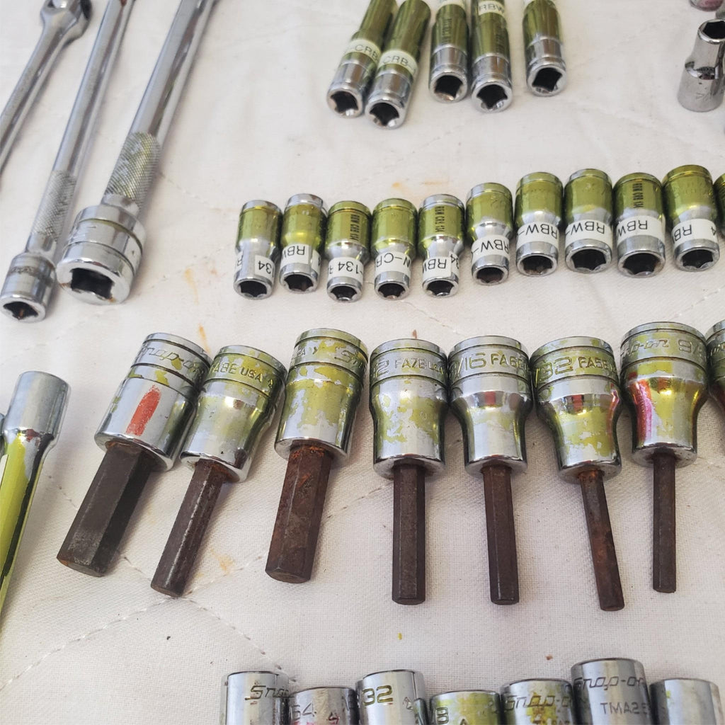 Lot of Snap-On Drive Extensions & Torque Sockets & Other Tools LOT 499