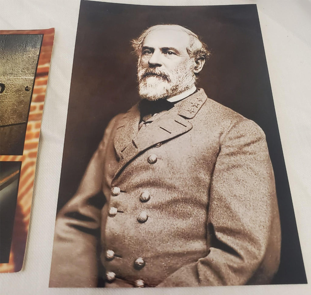 Civil War General Robert E. Lee And Son Famous Portrait Classic Image