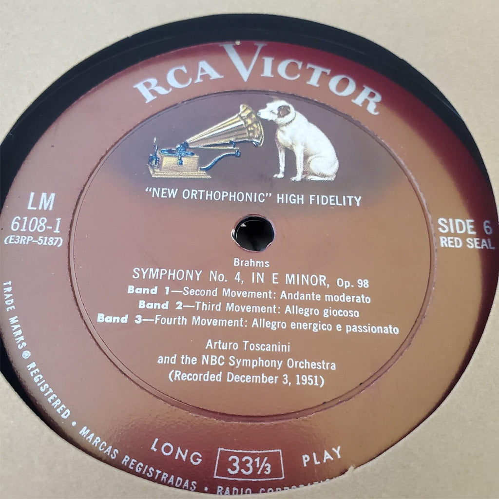 1951 Arturo Toscanini NBC Symphony Orchestra Four Brahams Symphonies