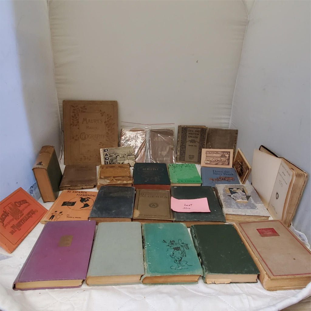Maury’s Manual of Geography and Lot of Old Books