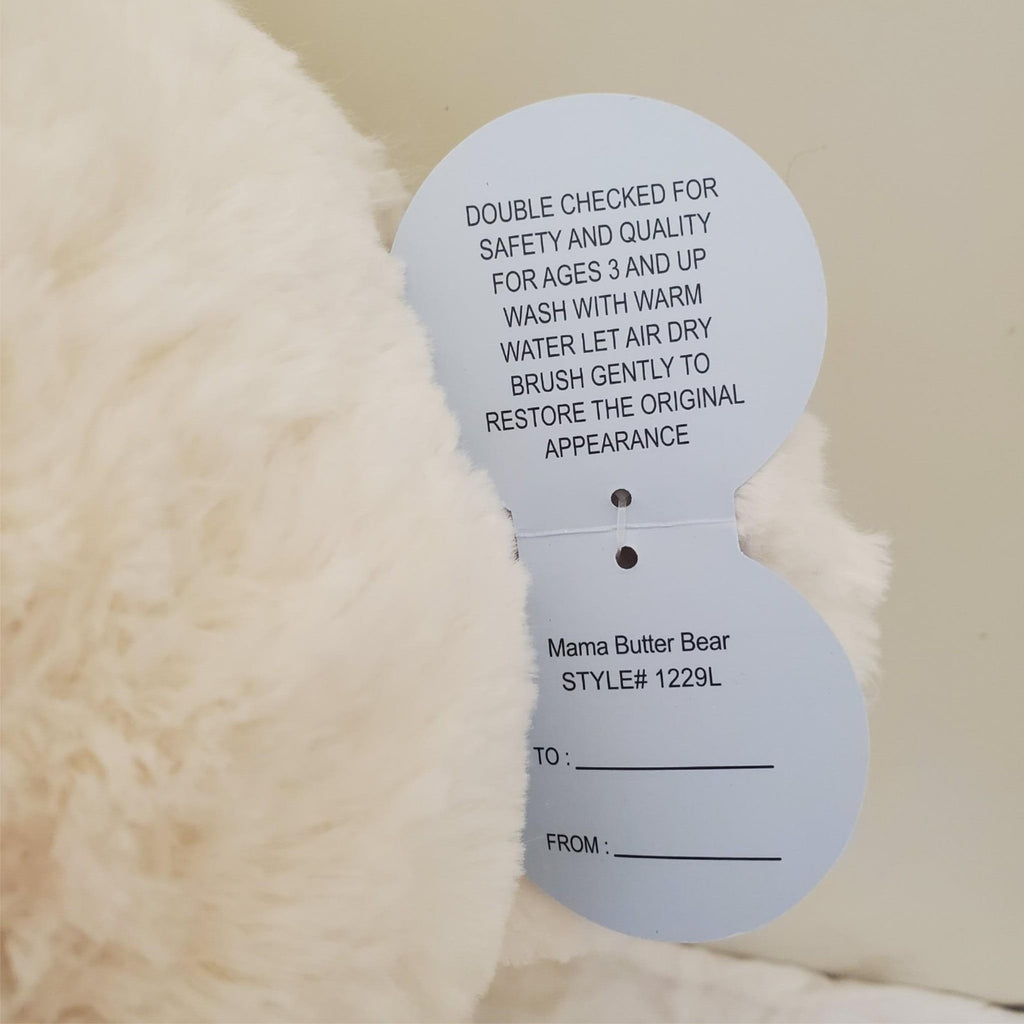 Purr-Fection Mama Butter Cream Bear #1229 Small And Large Combo