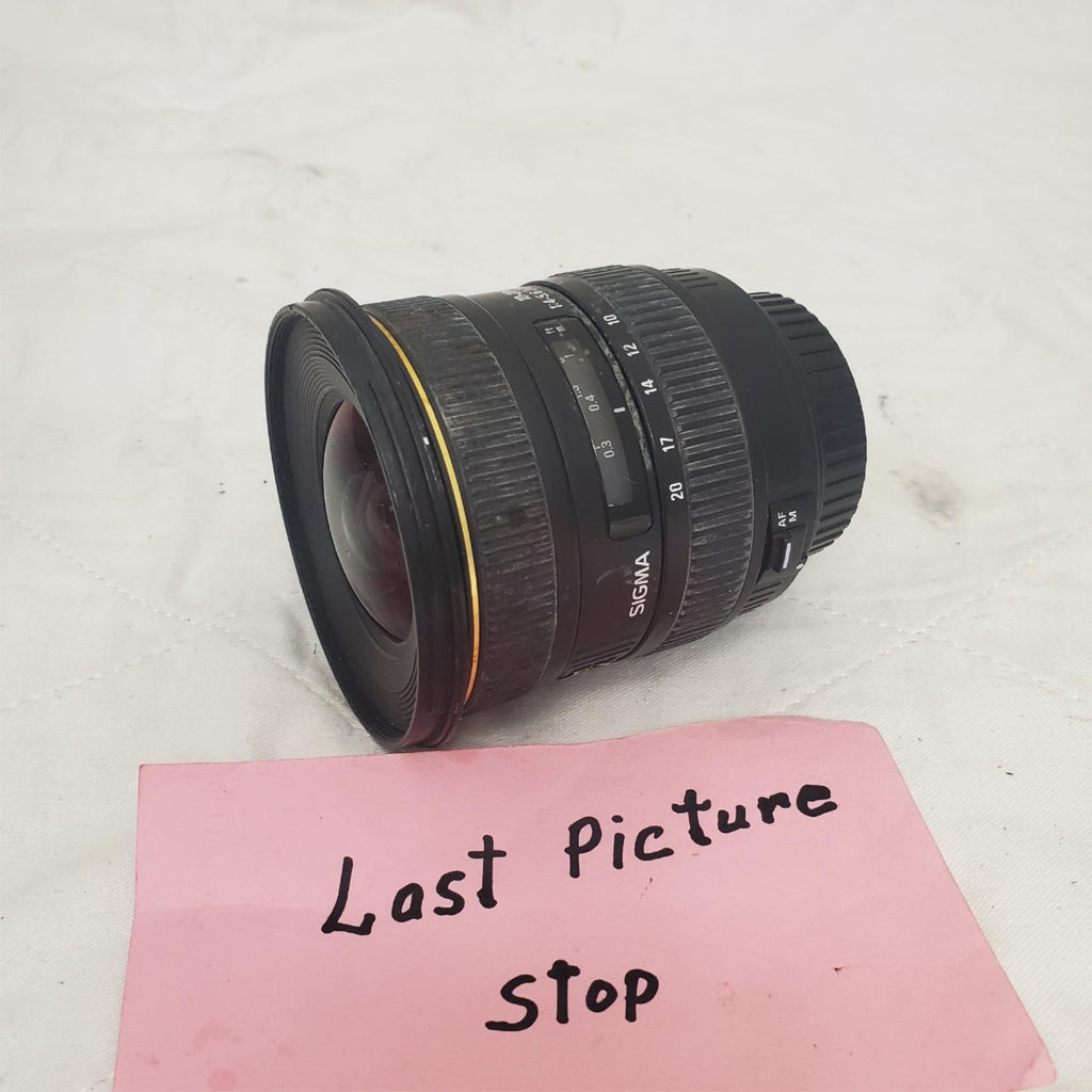 Sigma EX 10-20mm Ultra Wide Angle Lens for Digital SLR Cameras