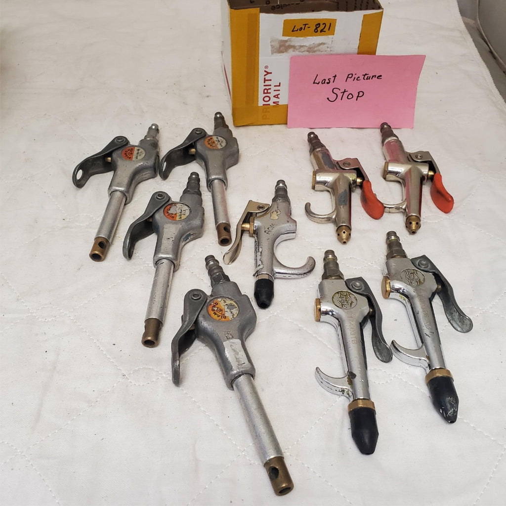 Lot of 9 AHMO ALG Steel Pneumatic Air Gun LOT-821