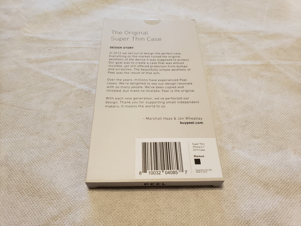 Peel The Original Super Thin Smart Phone Case - Iphone 2019 Sizes 5.8" 6.1" 6.5"