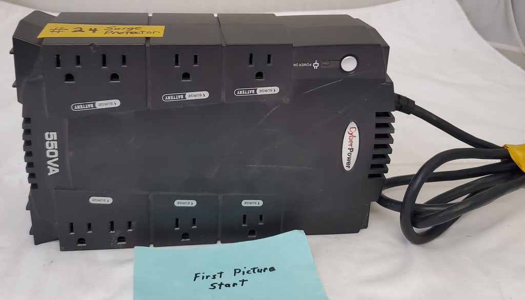 CyberPower 485VA 8 Outlet Surge Protector UPS - NO BATTERY INCLUDED #24