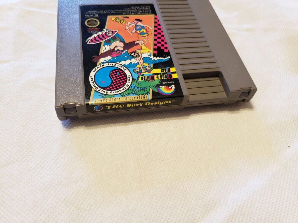 T & C Surf Design Wood & Water Rage NES Nintendo Original Game Clean Tested