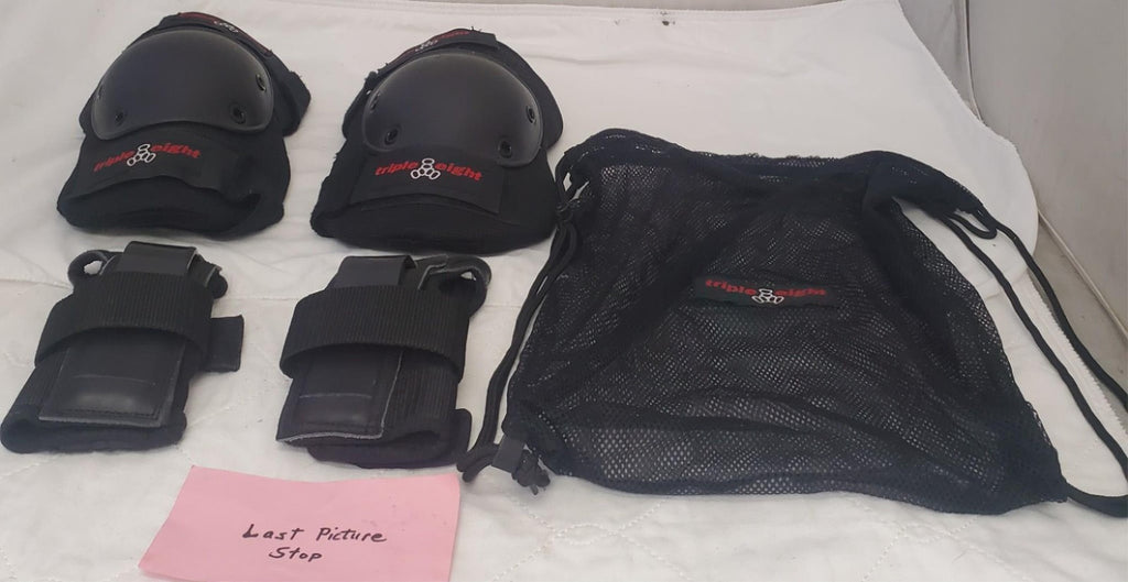 Triple Eight Black Multi-Sport Protective Knee Elbow Pads