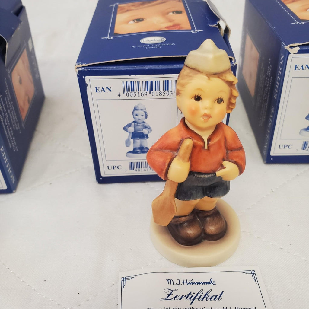 Set of 3 Hummel Figurines To Shy To Sing First Mate & Clear As A Bell H-9