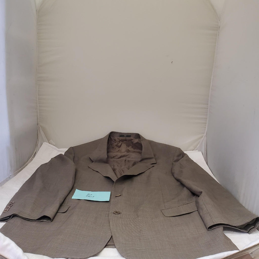 VALENTINO 100% Wool Mens Brown Blazer Suit Jacket Sport Coat 46L