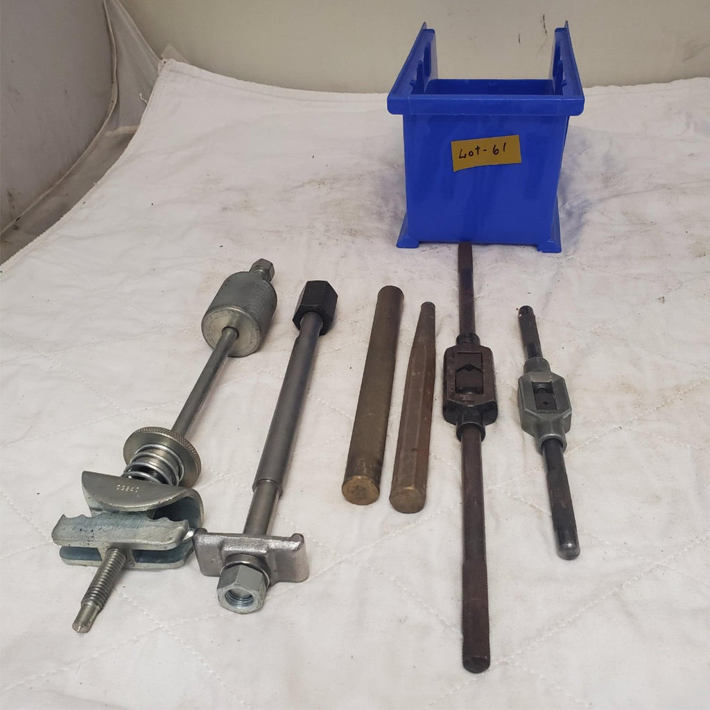 Lot of Assorted Hand Tools Tap Wrenches Slide Hammer Punch Set LOT-61