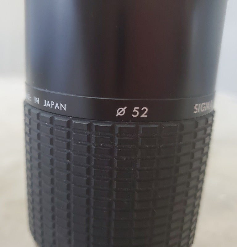 Sigma USA Camera Lens 75 - 210mm Zoom Tiffen Filter 52mm Sky 1-A