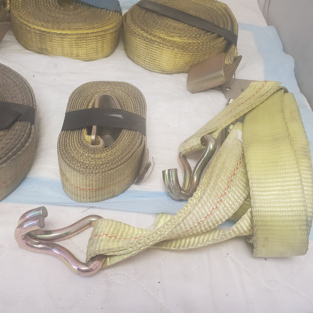 Adjustable Cam Buckle Tie Down Canvas Cargo Lashing Travel Strap Lot