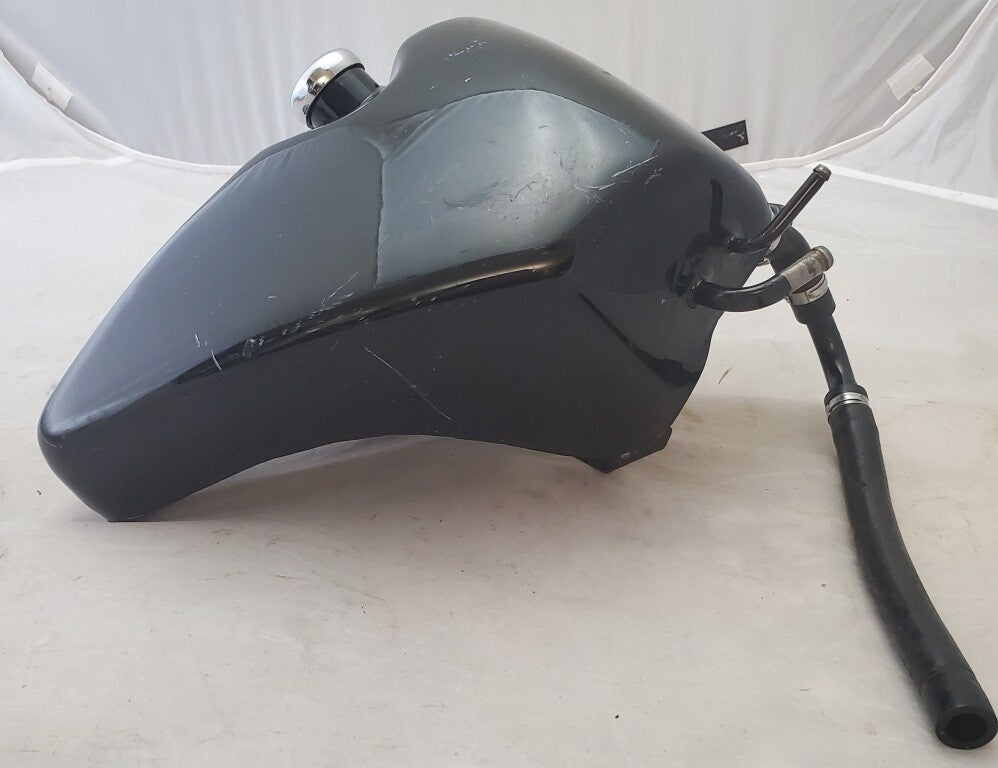 Vintage Black Gas Fuel Tank Petrol Reservoir Cell