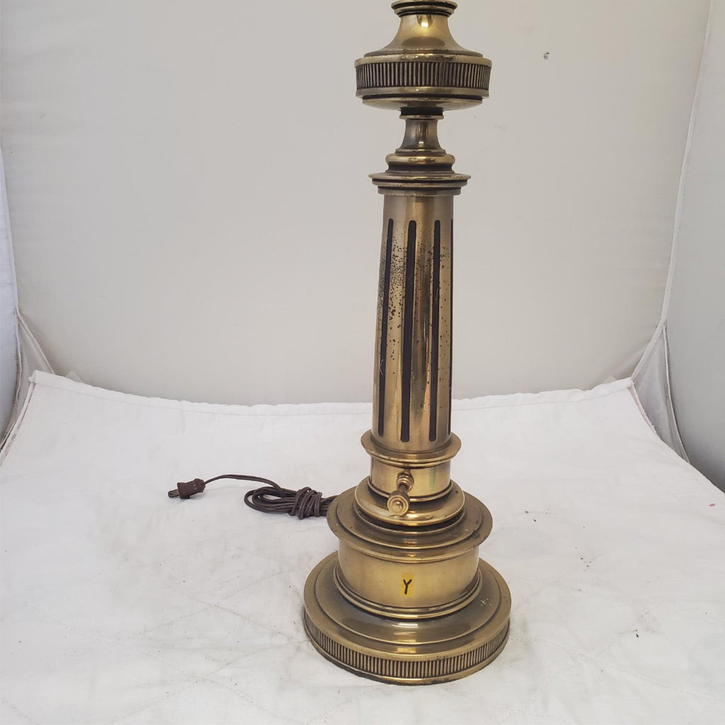 Vintage Stiffel Solid Brass Portable Table Lamp Y