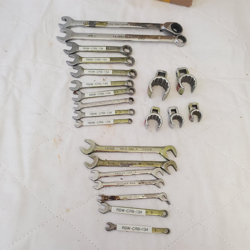 Lot of Snap-On Assorted Combination Wrench & Other Wrenches LOT 498