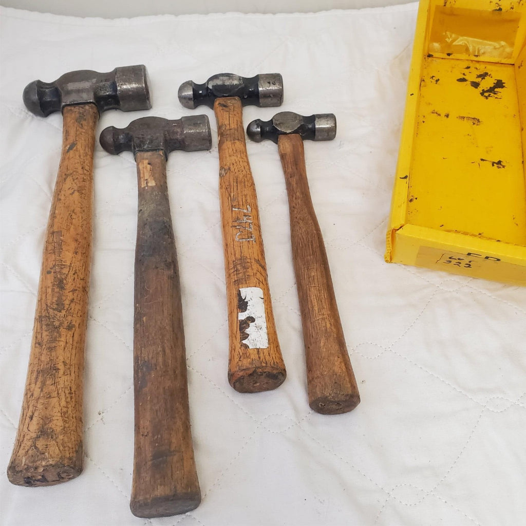 Lot of 4 Ball Peen Hammers LOT- 322