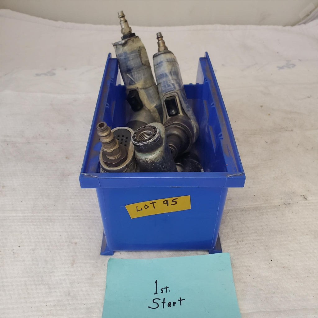 Lot of 4 Rockwell Pistol Grip Pneumatic Air Drill Air Tool Lot-95