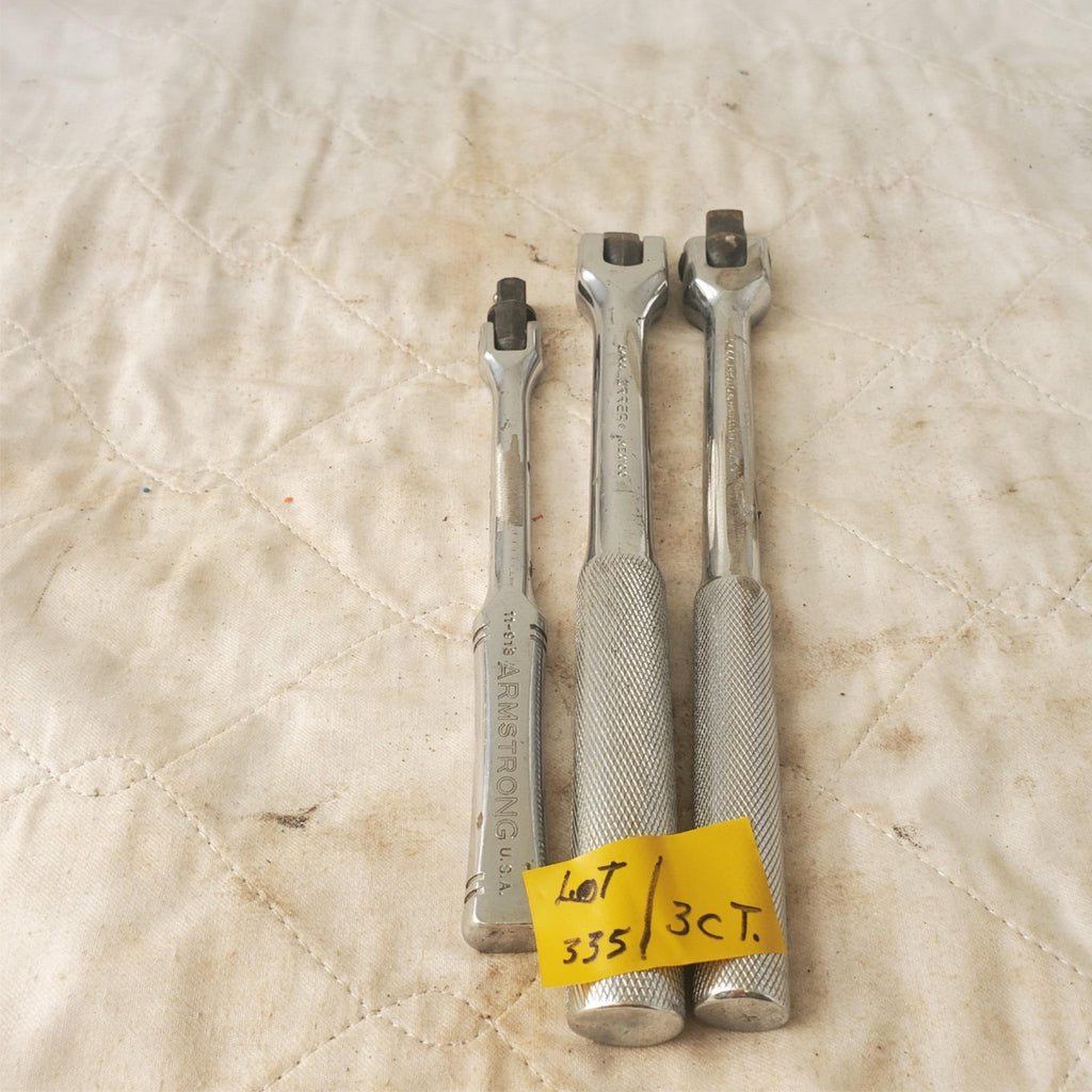 Lot of 3 PROTO/URREA/ARMSTRONG Drive Flex Head Breaker Bar Extension LOT 335