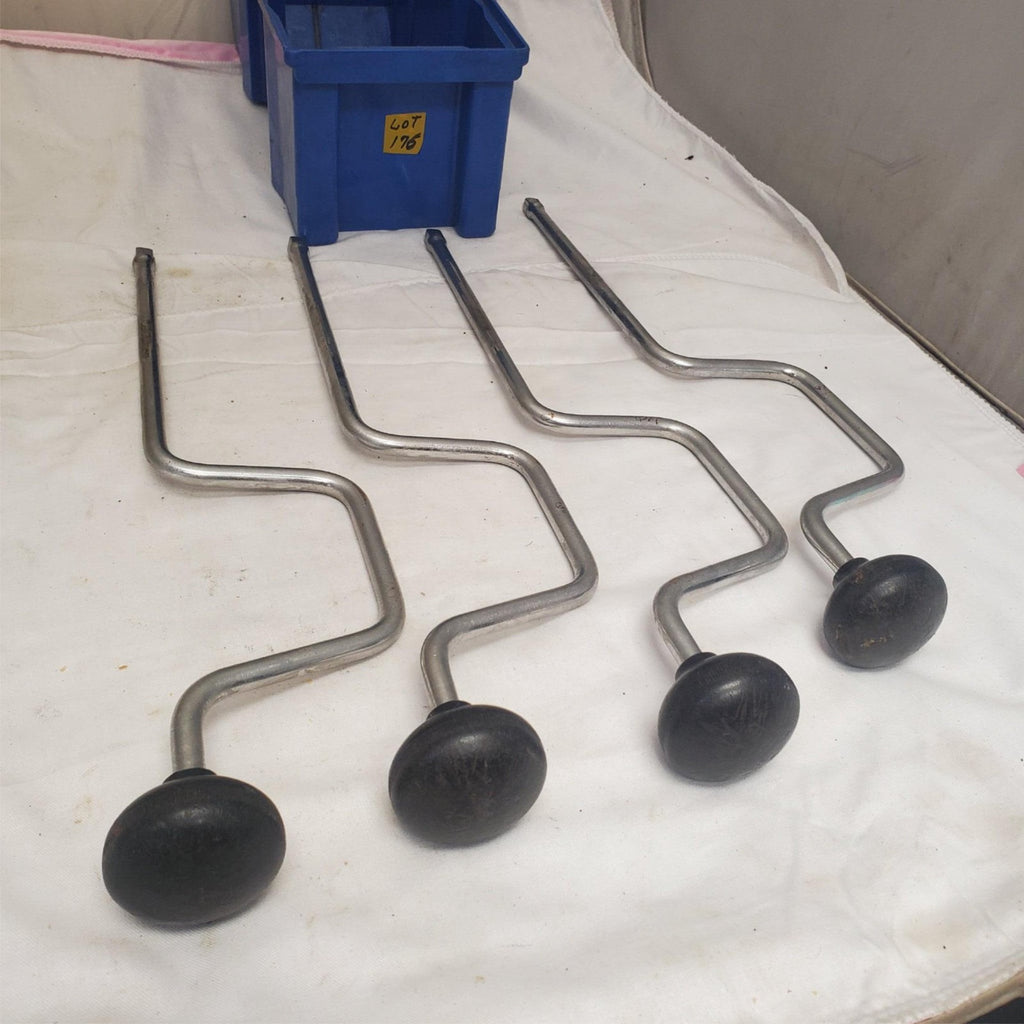 Lot of 4 Vintage Brace Drill Cranks Hand Drill Tools LOT-176