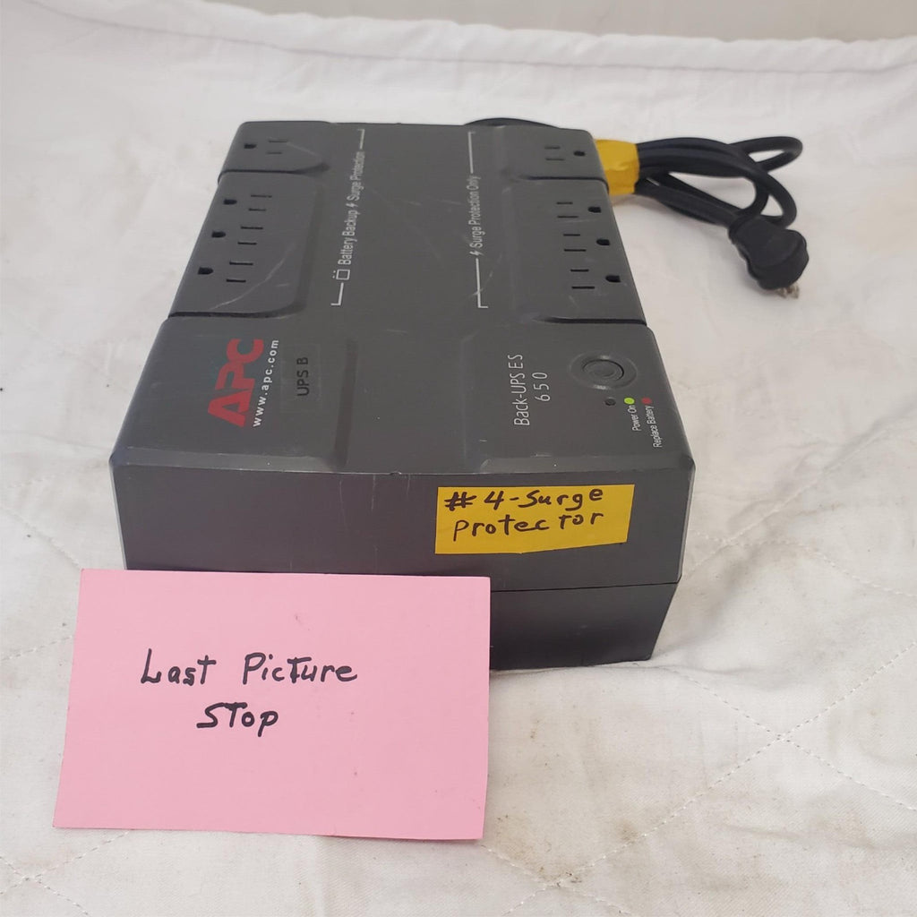 APC Back Up UPS ES 650 120V BE650R Surge Protected #4 (NO BATTERY INCLUDED)
