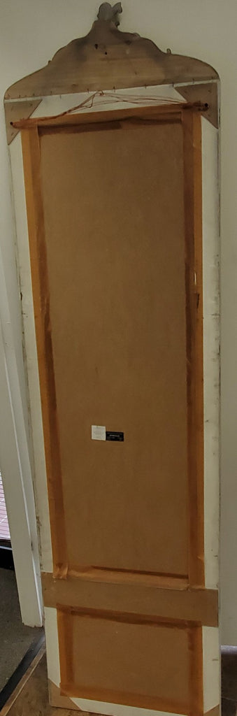 Antique Belgravia Tall Floor Mirror in Extravagant Wooden Frame