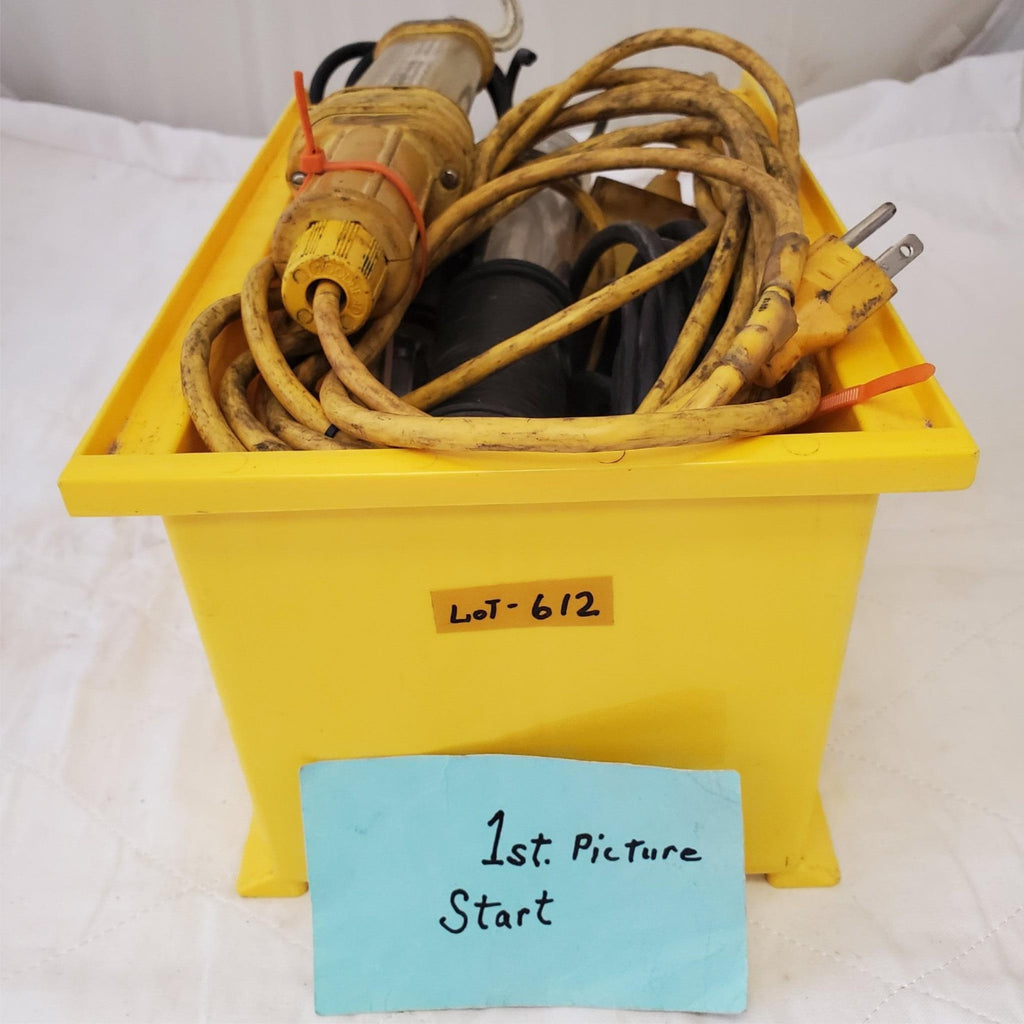 Lot of Stubby & Woodhead Fluorescent LED Handheld Work Lights LOT 612