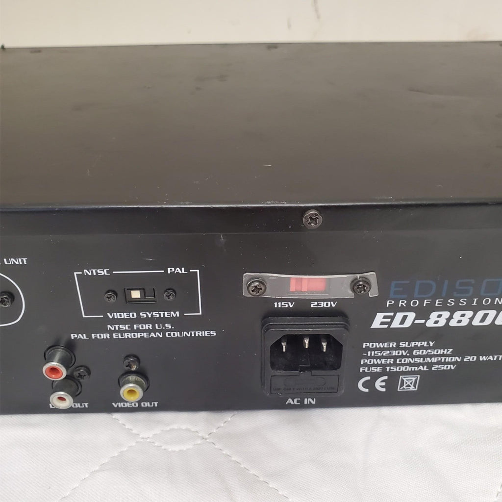 Edison Professional ED 8800K Dual CD Player