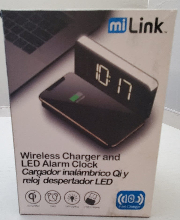 Mi-link Wireless Charger and LED Alarm Clock