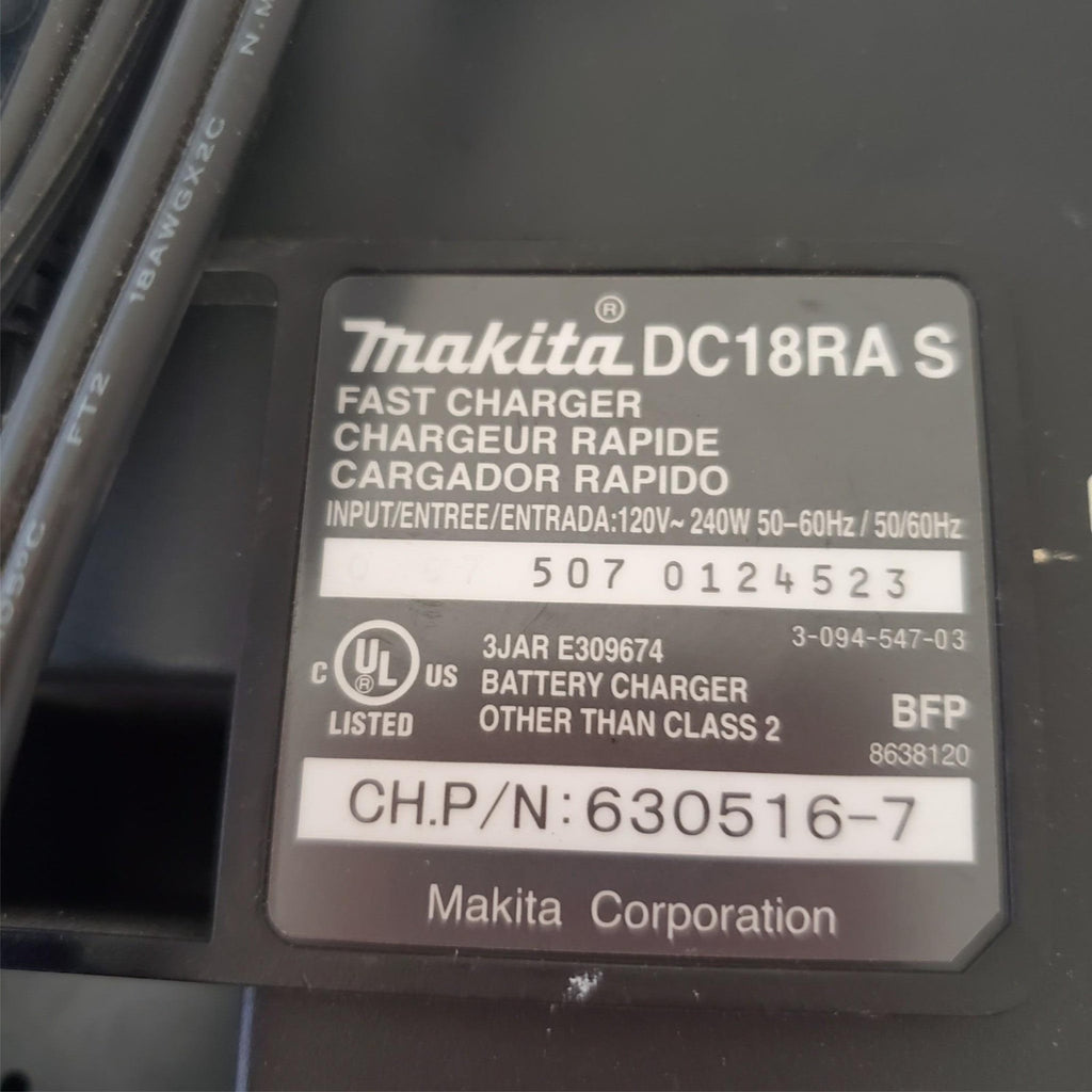 Makita DC18RA T Lithium Ion Rapid Fast Charger 240W 50-60Hz #3