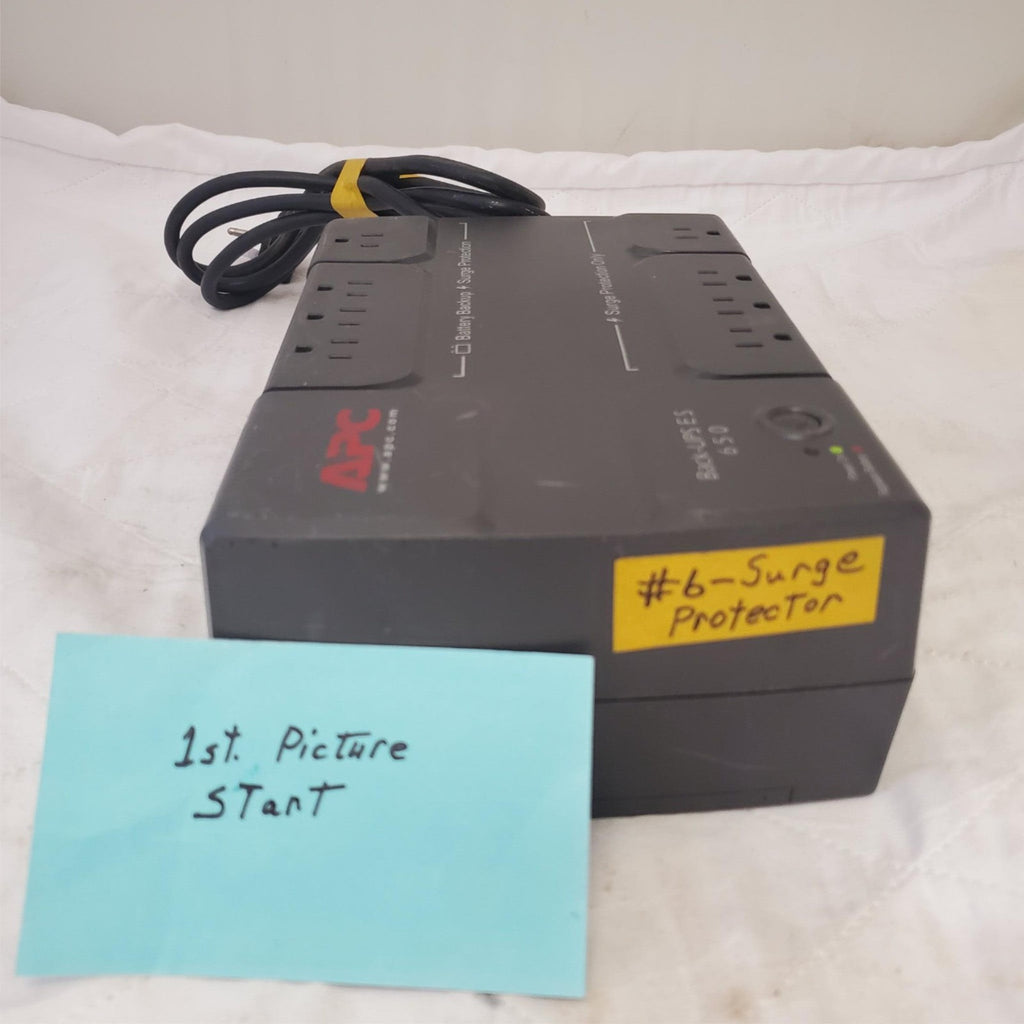 APC Back Up UPS ES 650 120V BE650R Surge Protected #6 (NO BATTERY INCLUDED)