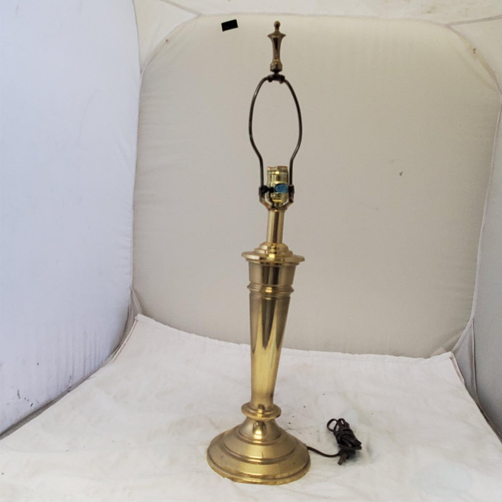 Vintage Solid Brass Portable Table Lamp AB