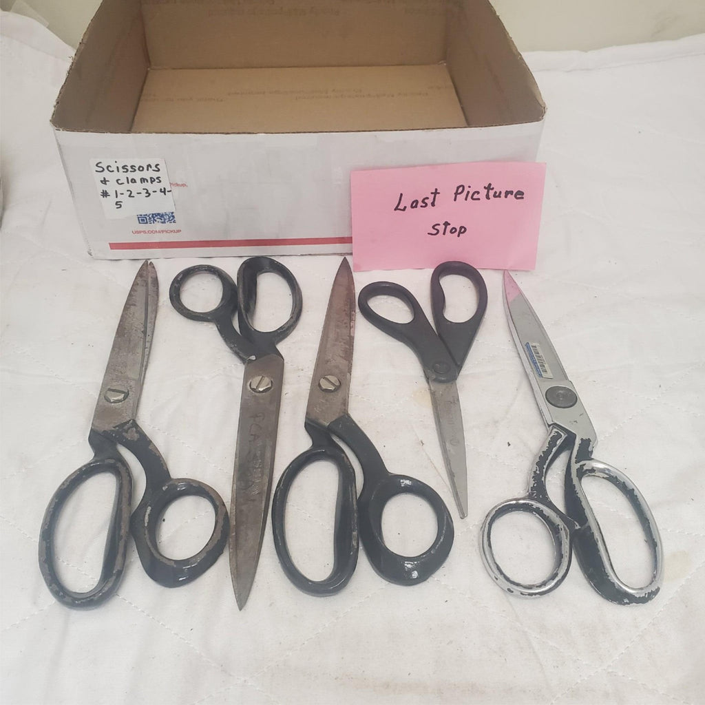 Lot of 5 Multi-Purpose Vintage Assorted Scissors