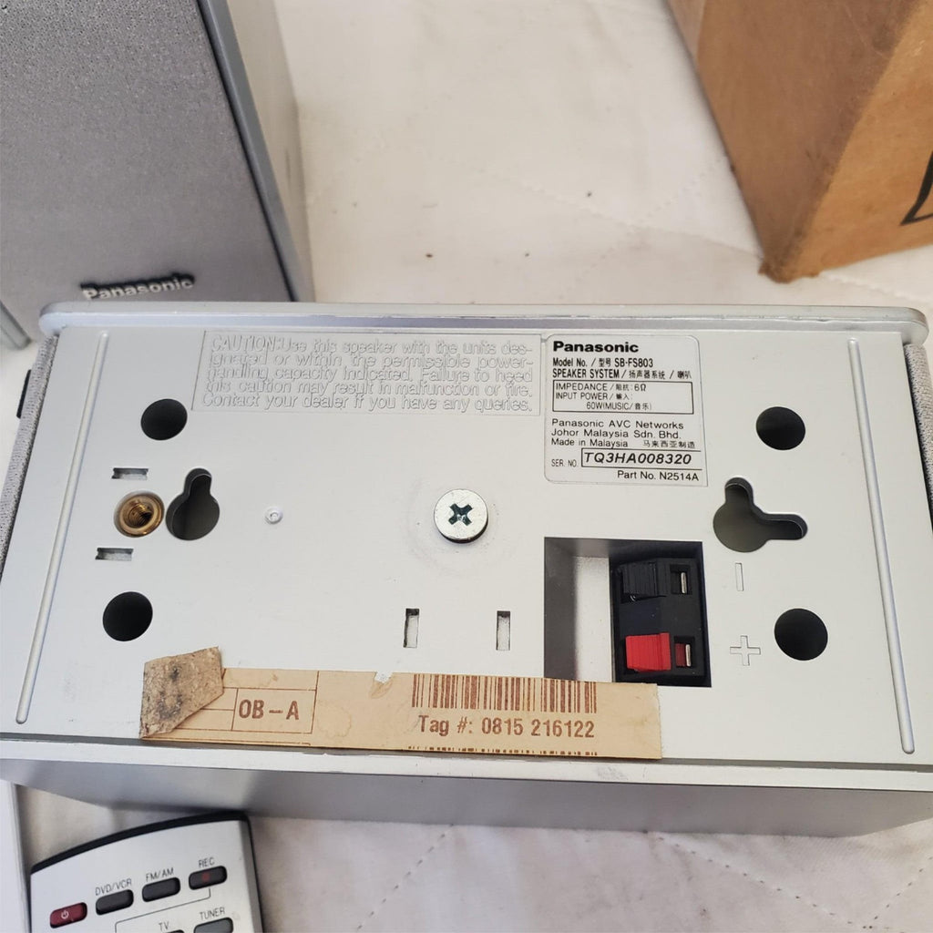 Panasonic Home Theatre Speakers with Wires & Remote