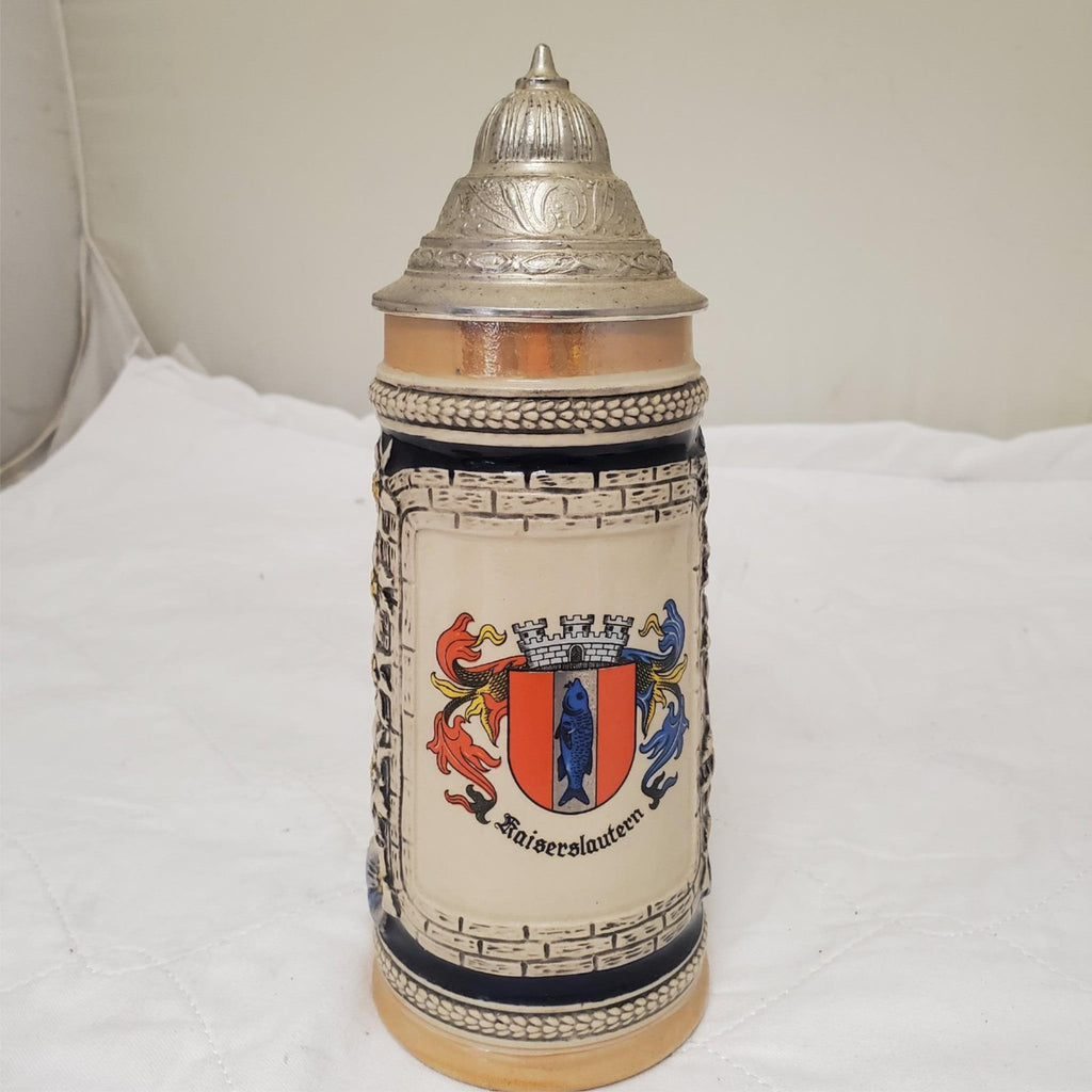 Germany Original Gerzit Gerz #9 Beer Stein with Lid