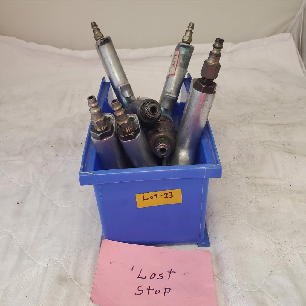 Lot of 5 Cleco Pneumatic Pistol Grip 1/4" Screwdriver/Nutrunner Air Tools Lot-23
