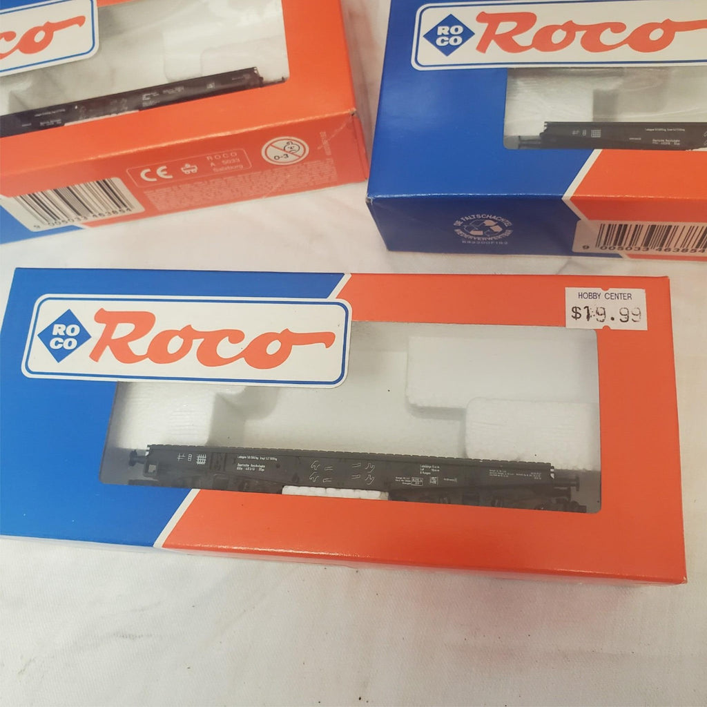 Roco HO 46385 Heavy duty flat wagon, DRG