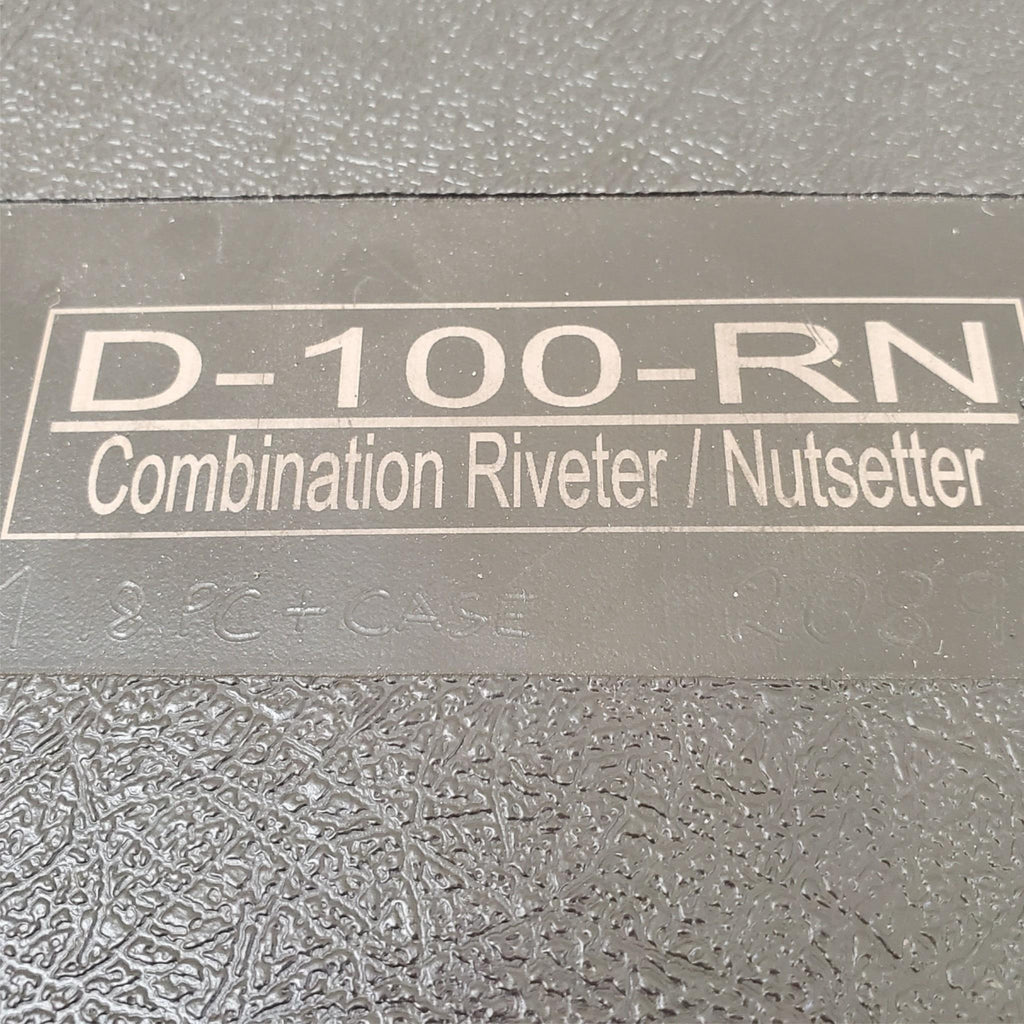 FSI D-100-RN Combination Hand Hydraulic Riveter Nutsetter Kit with Case LOT-474