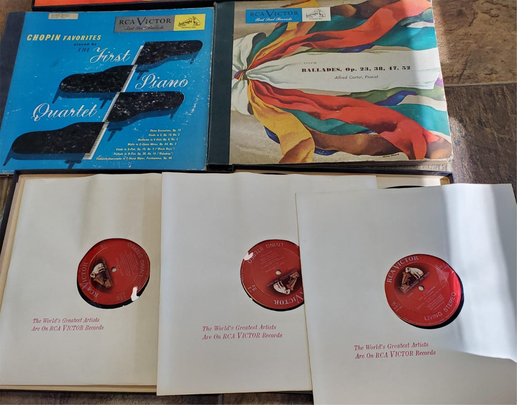 Lot of 5 RCA Victor Record Sets - Otello, Chopin, Lucia, Ballades #1