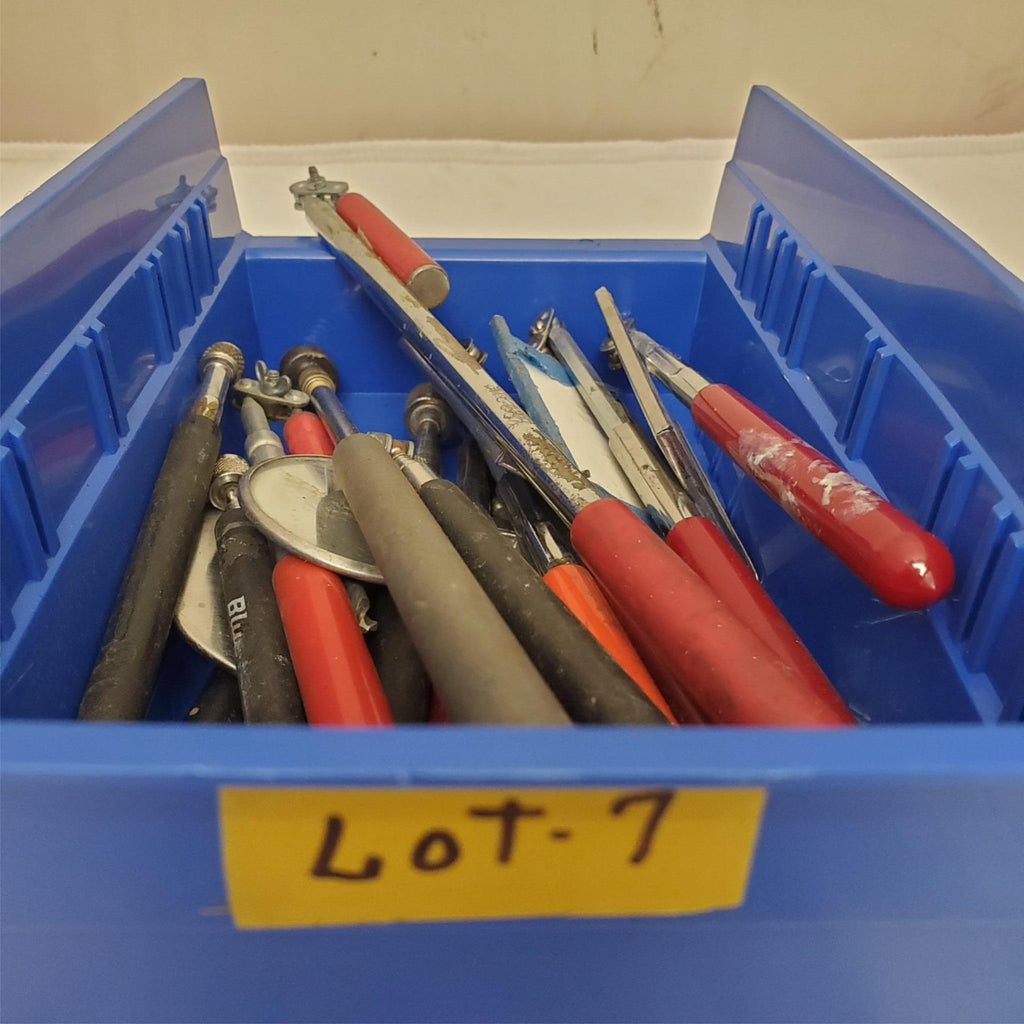 Lot of 15 Assorted Telescoping Inspection Mirror & Pickup Magnet Set LOT-7