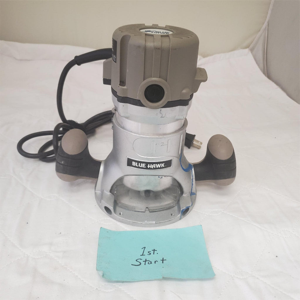 Blue Hawk Fixed Base Router 25,000 Rpm Variable-Speed
