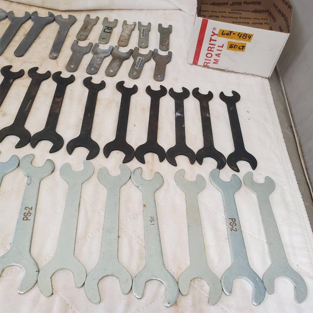 Lot of 50 Assorted Open End Service Wrench & other Wrench Tool LOT 484