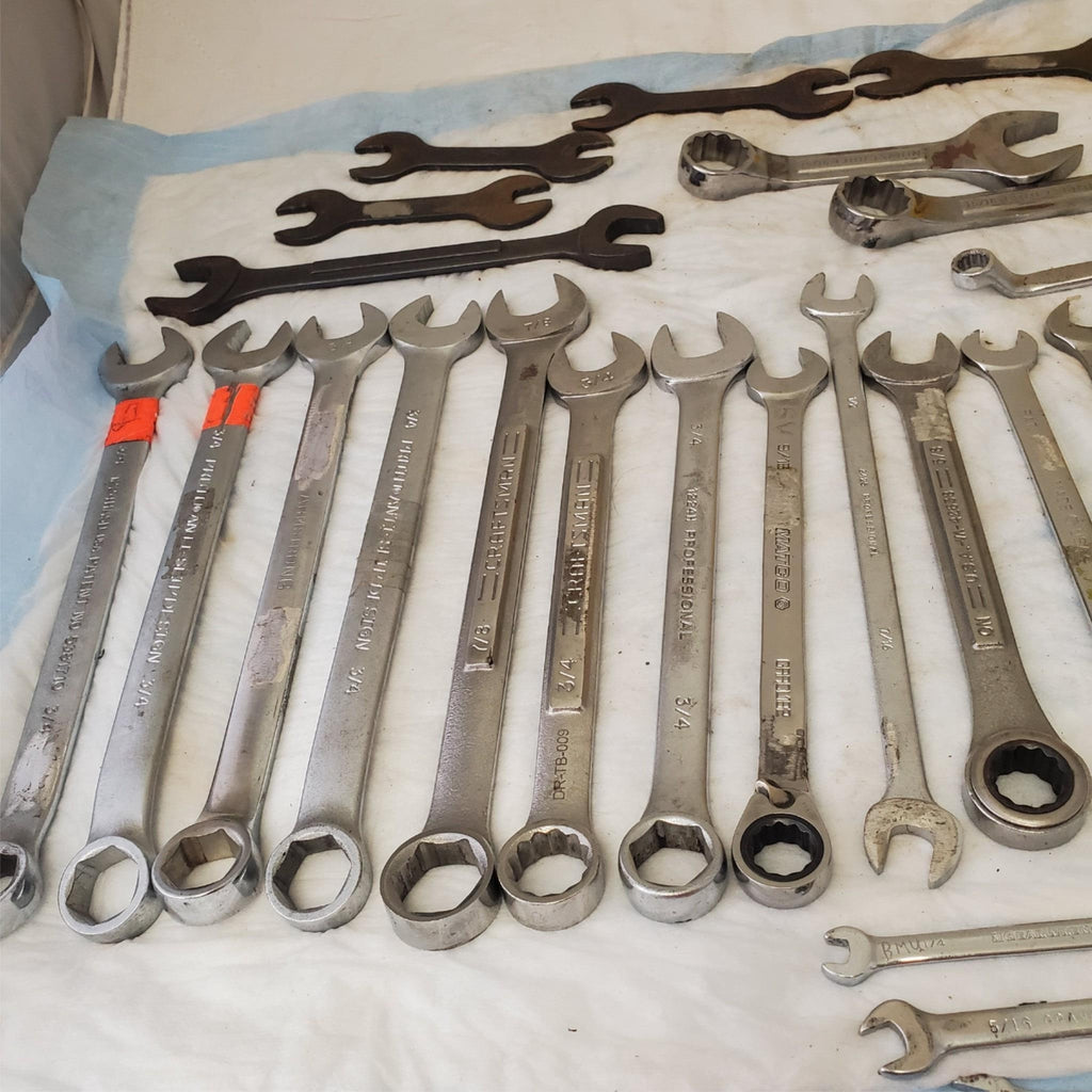 Lot of 56 Pieces Miscellaneous Assortment of Wrench Tools LOT149