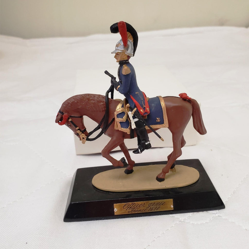 Officer Genie France 1810 Guards on Horseback Toy Soldier
