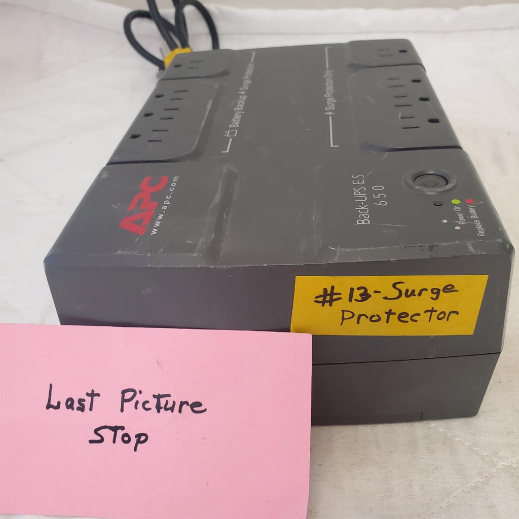 APC Back Up UPS ES 650 120V BE650R Surge Protected #13 (NO BATTERY INCLUDED)