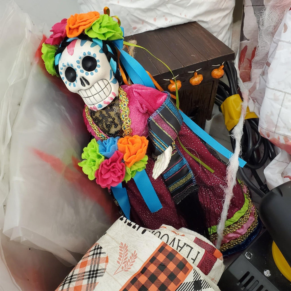 Halloween Decor Party Supplies bundle with Fog Machine Bulbs Goblets and Props