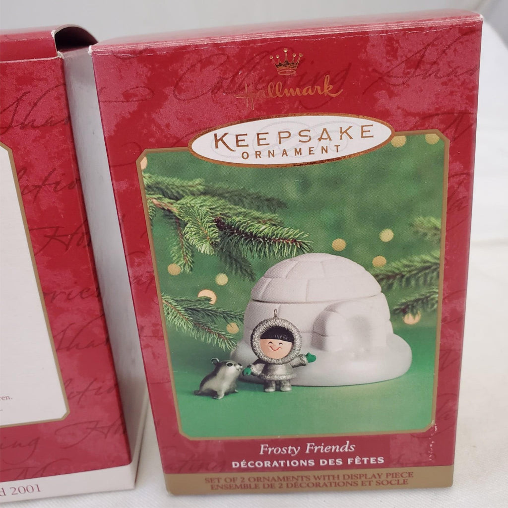 Set of 2 Hallmark Keepsake Ornament Frosty Friends #1